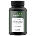 Rushi Herbs Skin Glow Moringa Leaf Capsules - 1000mg - 60 Vegan Capsules