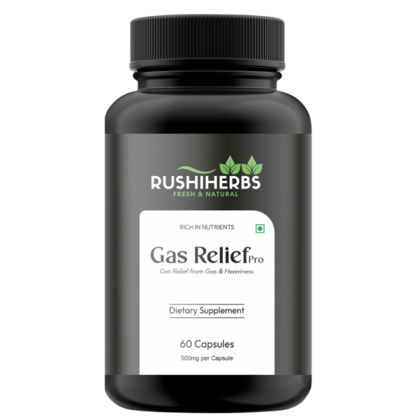 Rushi Herbs Activated Coconut Charcoal 1000mg - 60 Vegan Capsules