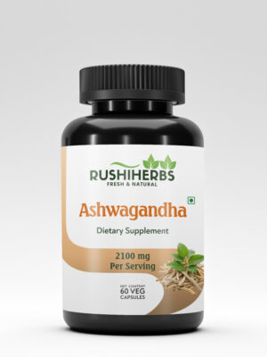 Rushi Herbs , Ashwagandha , Dietary Suppalement , 2100 mg