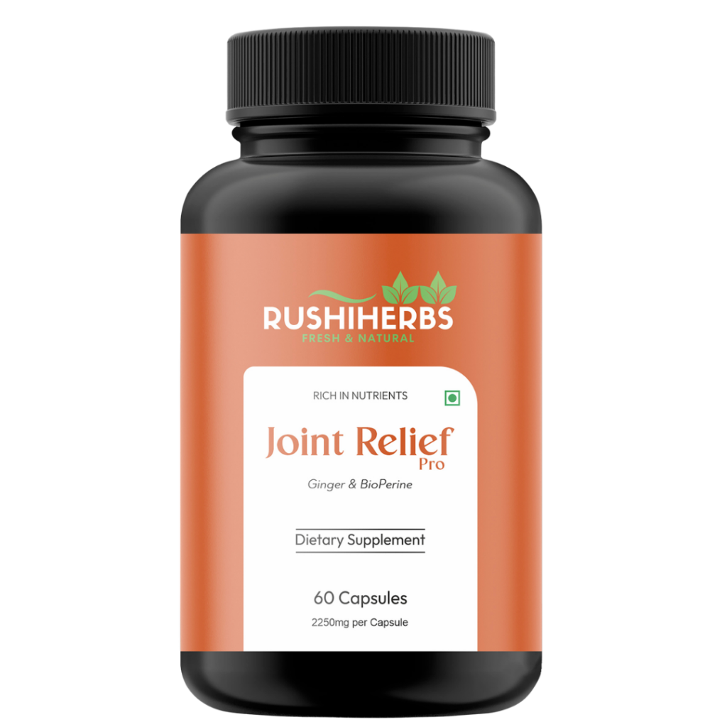 Rushi Herbs Turmeric Curcumin 95% with Ginger & BioPerine - 60 Vegan Capsules